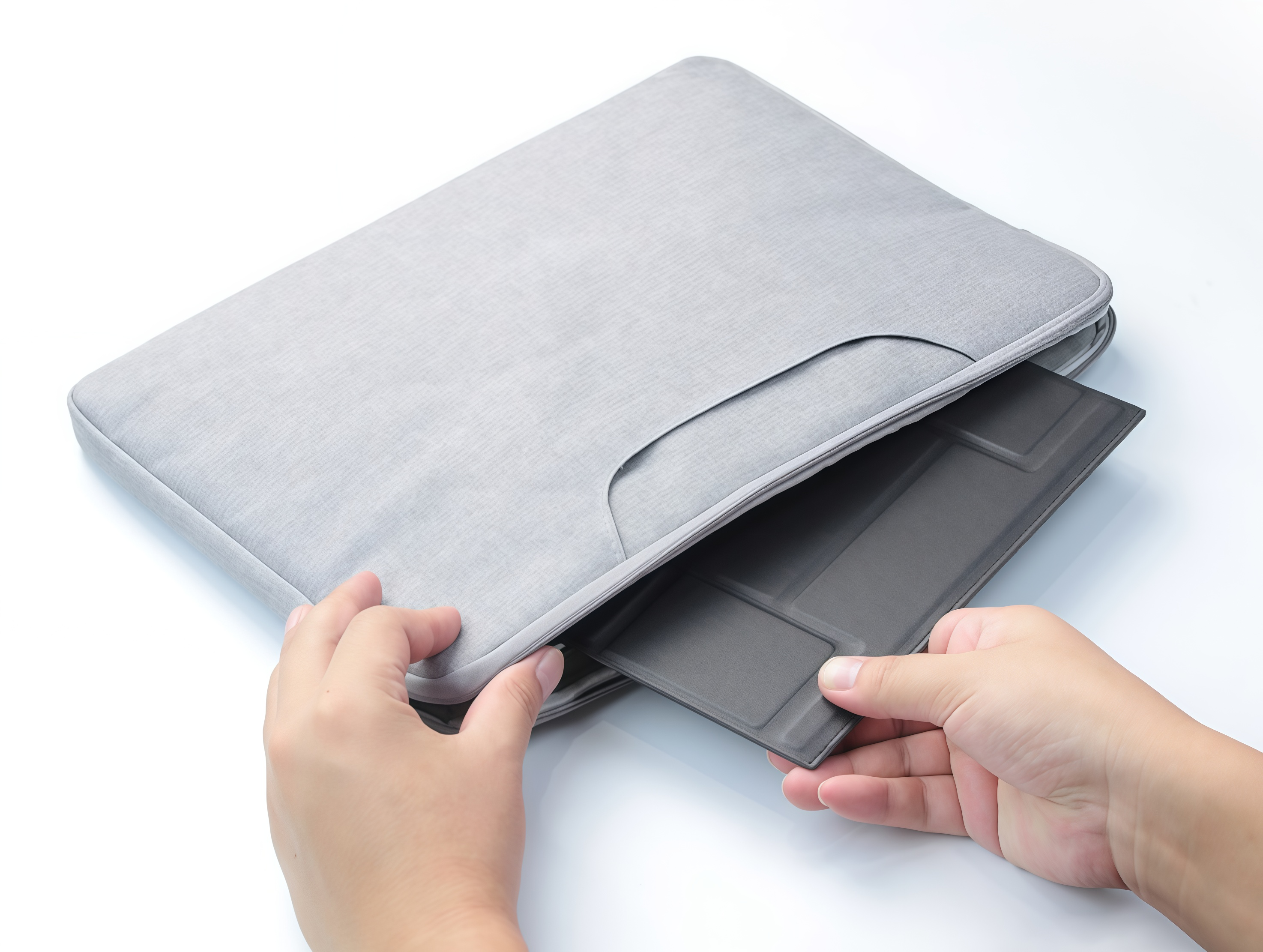 FoldMate™ PU leather folding laptop stand